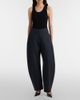 Alaia AlaÃ¯a Round wool crepe barrel-leg pants - 2