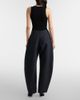 Alaia AlaÃ¯a Round wool crepe barrel-leg pants - 5