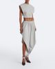 Alaia AlaÃ¯a Ruffled cotton-blend fleece tapered pants - 7