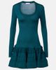 Alaia AlaÃ¯a Ruffled wool-blend minidress - 1