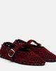 Alaia AlaÃ¯a Satin cord Mary Jane flats - 1