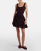 Alaia AlaÃ¯a Satin cord Mary Jane flats - 4