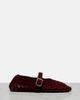 Alaia AlaÃ¯a Satin cord Mary Jane flats - 5