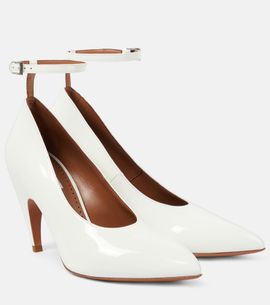 Alaia Alaïa Shark patent leather pumps