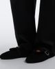 Alaia Alaïa Shearling-trimmed suede Mary Jane flats - 3