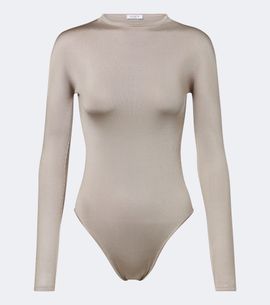 Alaia Alaïa Silk-blend bodysuit