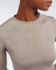 Alaia Alaïa Silk-blend bodysuit - 4