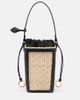 Alaia AlaÃ¯a Small wicker and leather bucket bag - 1