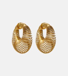Alaia Alaïa Spiral hoop earrings