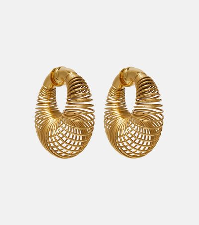 Alaia Alaïa Spiral hoop earrings