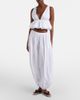 Alaia AlaÃ¯a Striped cotton poplin balloon pants - 2