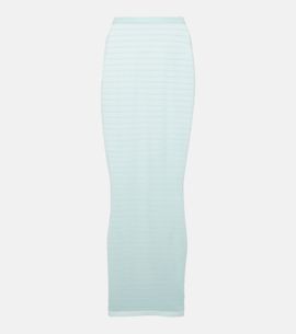 Alaia Alaïa Striped maxi skirt