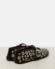 Alaia AlaÃ¯a Studded leather ballet flats - 3