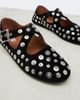 Alaia Alaïa Studded suede ballet flats - 5