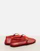 Alaia Alaïa Suede-trimmed fishnet ballet flats - 3