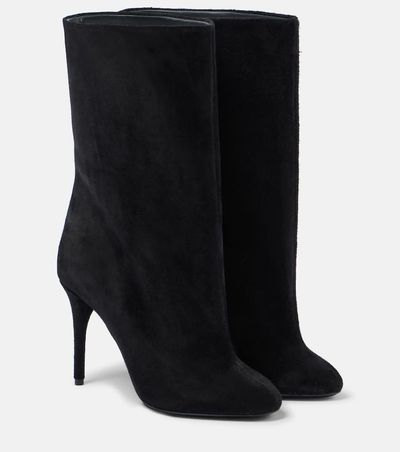 Alaia AlaÃ¯a Suede ankle boots
