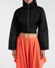 Alaia AlaÃ¯a Taffeta belted bomber jacket - 2