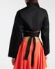 Alaia AlaÃ¯a Taffeta belted bomber jacket - 5
