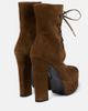 Alaia AlaÃ¯a Trekk suede ankle boots - 3