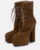 Alaia AlaÃ¯a Trekk suede ankle boots - 5