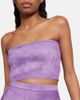 Alaia AlaÃ¯a Velvet bandeau top - 4