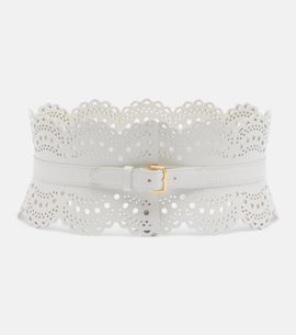 Alaia AlaÃ¯a Vienne Wave leather belt