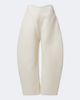 Alaia AlaÃ¯a Wool crÃªpe barrel-leg pants - 1