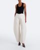 Alaia AlaÃ¯a Wool crÃªpe barrel-leg pants - 2