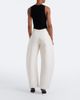Alaia AlaÃ¯a Wool crÃªpe barrel-leg pants - 6