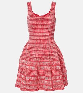 Alaia AlaÃ¯a Woven minidress
