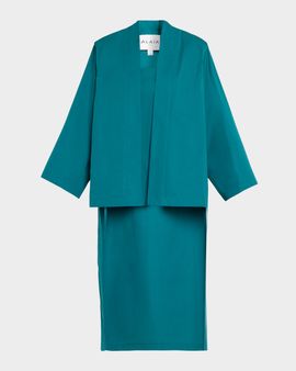 ALAIA Asymmetric High-Low Open Jacket