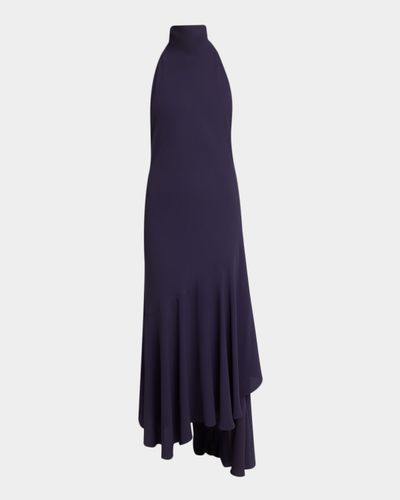 ALAIA Asymmetric Viscose Dress