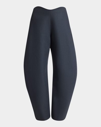 ALAIA Barrel-Leg Wool Pants