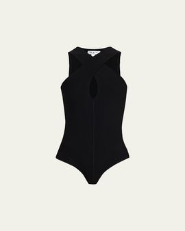 ALAIA Compact Crossover Bodysuit