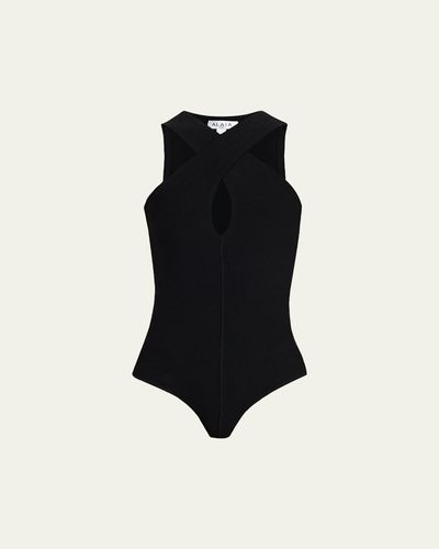 ALAIA Compact Crossover Bodysuit