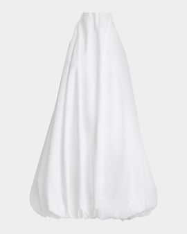 ALAIA Cotton Poplin Bubble Mini Dress