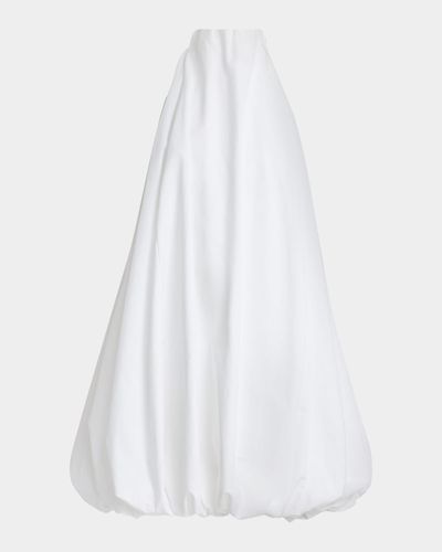 ALAIA Cotton Poplin Bubble Mini Dress