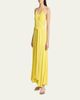 ALAIA Crossover Wrap Jersey Halter Maxi Dress - 4