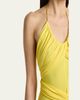 ALAIA Crossover Wrap Jersey Halter Maxi Dress - 5