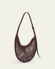 ALAIA Fishnet Crescent Shoulder Bag - 3