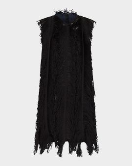 ALAIA Fringed Shift Dress