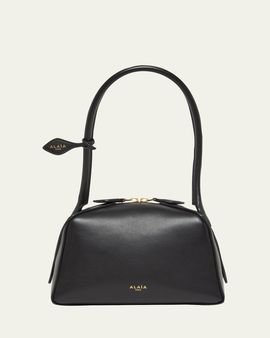 ALAIA Le Bouledogue Dome Leather Shoulder Bag