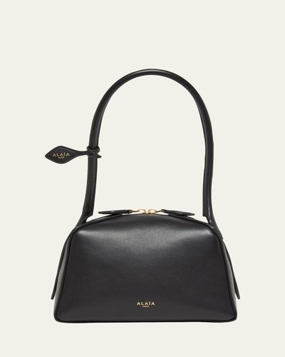 ALAIA Le Bouledogue Dome Leather Shoulder Bag