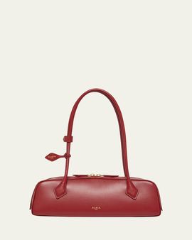ALAIA Le Teckel Medium Shoulder Bag in Leather