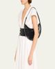 ALAIA One Piece Demi Perforated Shoulder Bag in Leather and Nylon - 2