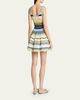 ALAIA Sleeveless Striped Crinoline Knit Mini Dress - 3