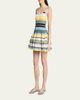 ALAIA Sleeveless Striped Crinoline Knit Mini Dress - 4