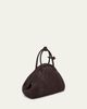 ALAIA Small Dome Top-Handle Bag in Suede - 3