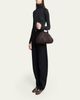 ALAIA Small Dome Top-Handle Bag in Suede - 5