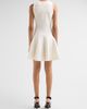 ALAIA Women's Crossed Compact Knit Mini Dress - 3